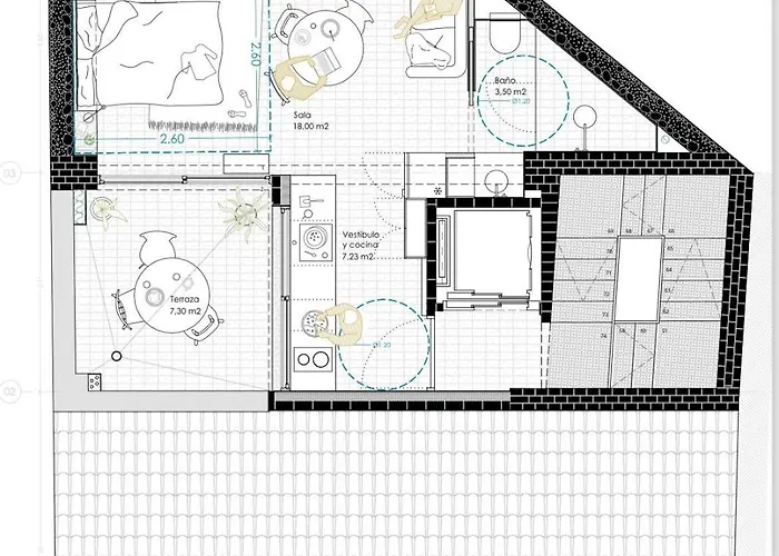 Apartamento Loft Catedral Con Terraza *